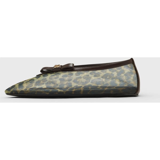Jenny Ballerina Printed Mesh Bow
