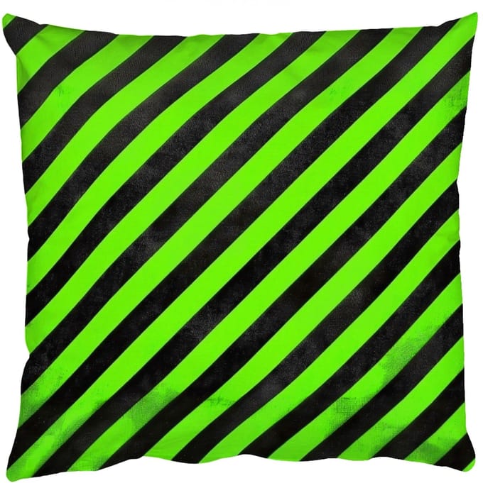 Sierkussens - Kussentjes Woonkamer - 40x40 cm - Strepen - Schuin - Groen