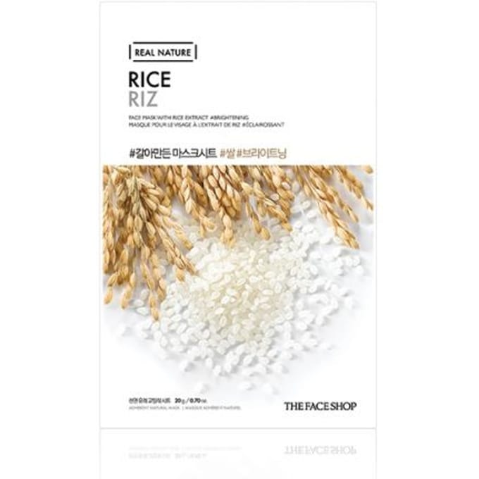 [PROMOTIE]THE FACE SHOP - Real Nature Face Mask - Rice - 1stuk