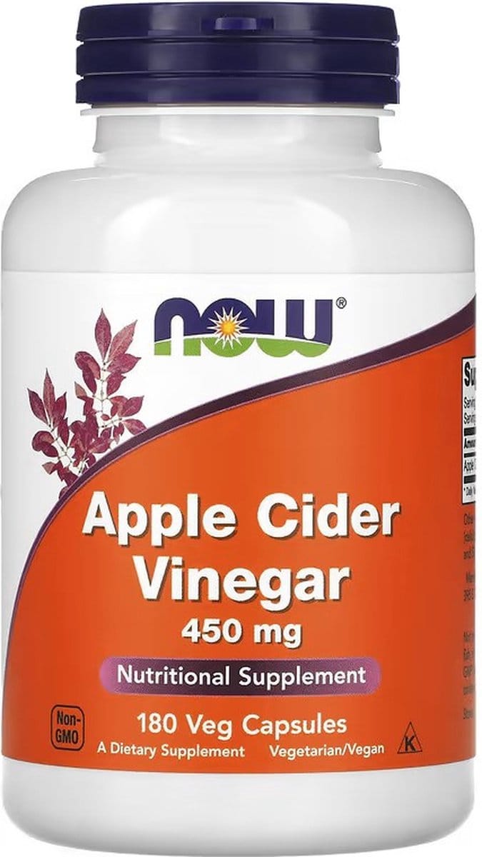 Now Foods - Appelazijn 450 mg - 180 Capsules