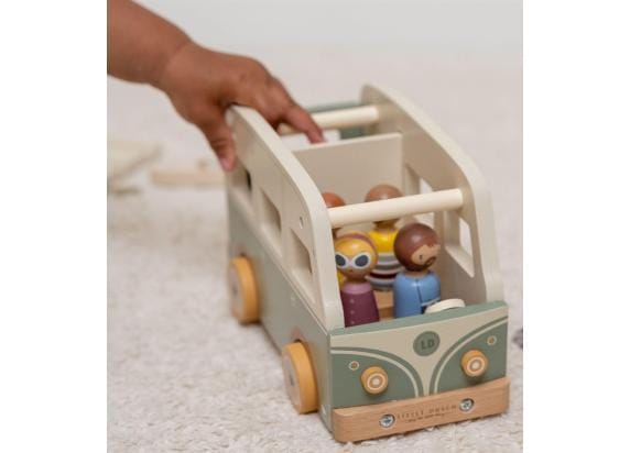 Little Dutch Vintage Camperbus Met Gezin