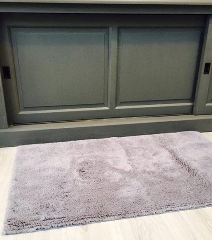 St Tropez badmat 60x60 cm grijs