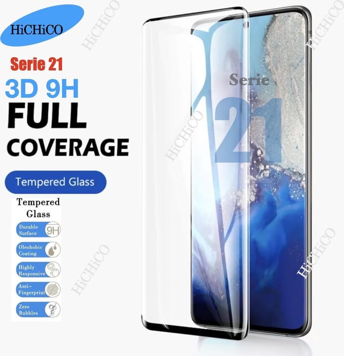 Samsung Galaxy S21 Plus Screenprotector Glas, Tempered Glass Full Cover, Glass, Beschermglas, Samsung Galaxy S21 Plus Screenprotector Glas Full Screen, Samsung S21 Plus Screen Protector - Screenprotector Samsung S21 Plus, Glazen bescherming 2.5D 9H