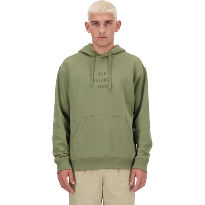 New Balance Iconic Collegiate Graphic Hoody Groen