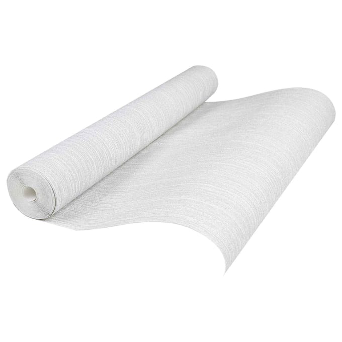 vidaXL - 3D - Solid - Behang - Gestreept - Lichtgrijs - 10 - x - 0,53 - m - Non-Woven - Stof