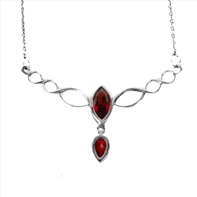 Zilveren hanger 'Jasmin' met zirconia(K5320)