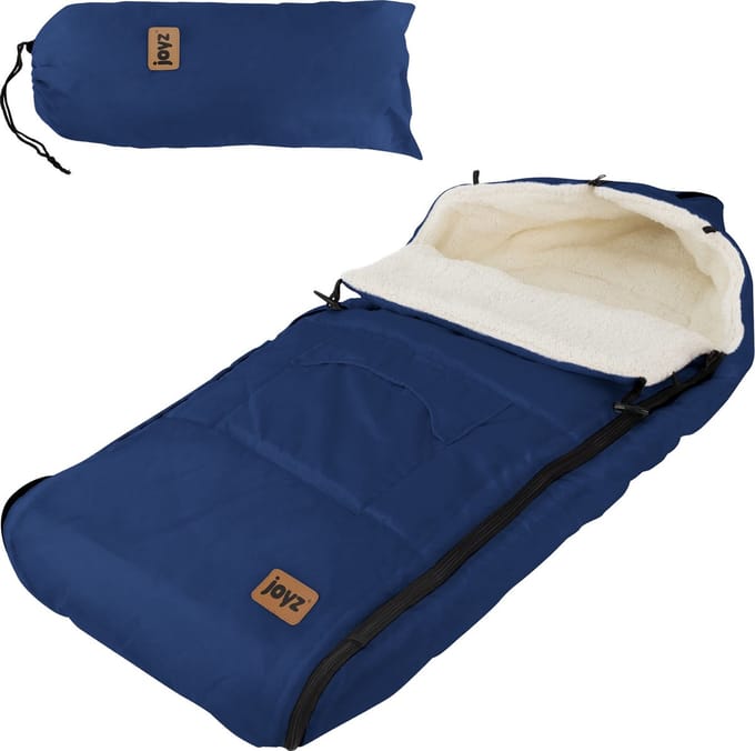 Baby Voetenzak 94x48x10 cm Blauw Polyester Joyz