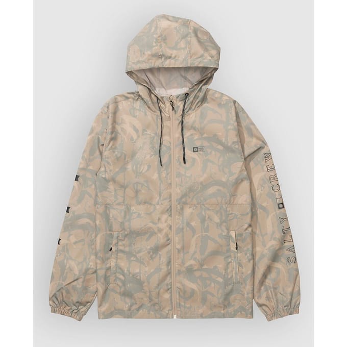 Salty Crew Surface Windbreaker camouflage