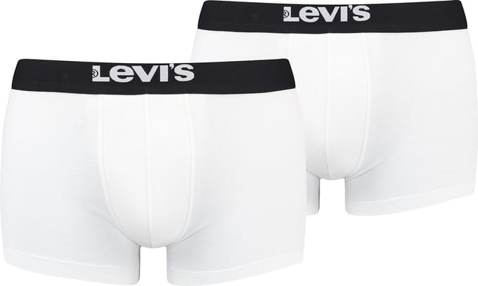 Levi's Solid Basic heren boxershort ondergoed van biologisch katoen in een verpakking van 2 stuks
