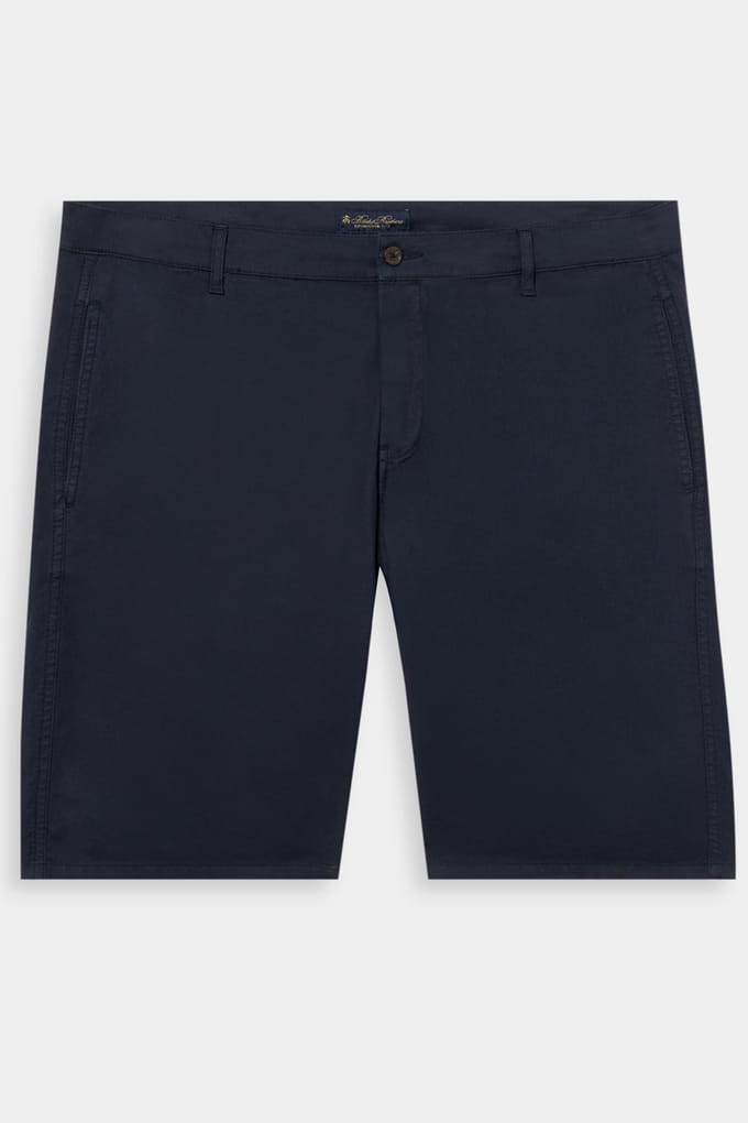 Brooks Brothers Bermuda Drawstring Linen Navy Maat: W38 | Korte Broeken Outlet | Heren | Blauw