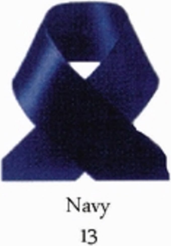 Satijnlint Navy 15 mm (per meter)