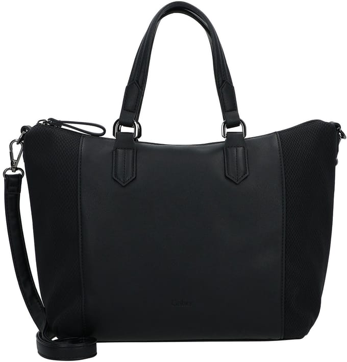 Gabor schoudertas shopper Wanda Zip Shopper Black zwart
