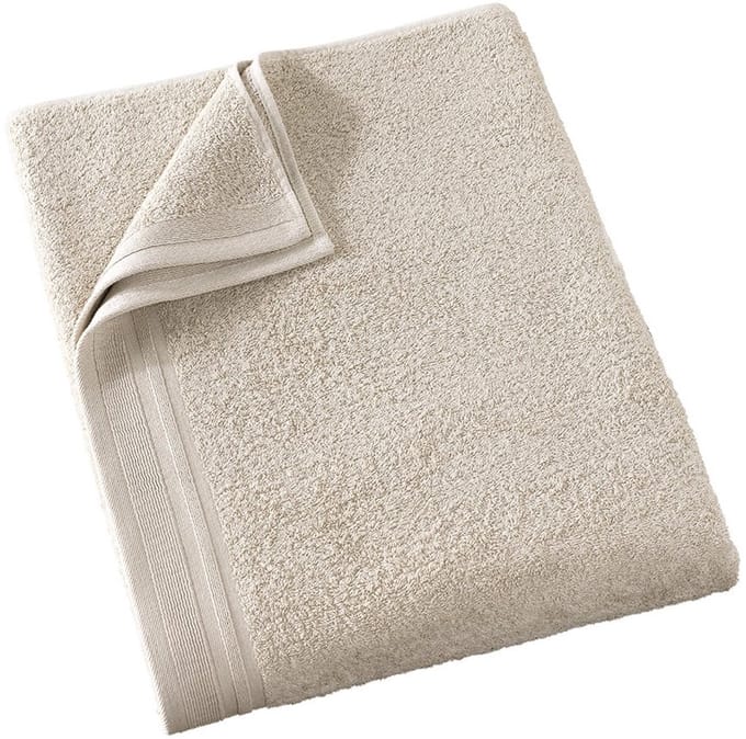 De Witte Lietaer Badlaken Imagine Birch Beige - 90 x 200 cm - Katoen