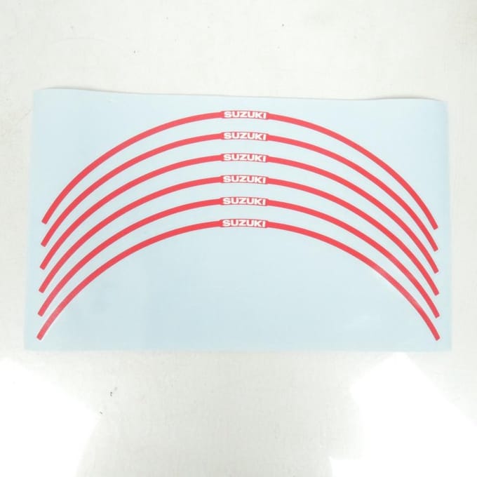 rode velgstrip voor suzuki 800 gsx-8r 99183-00a21-rd1 nieuw