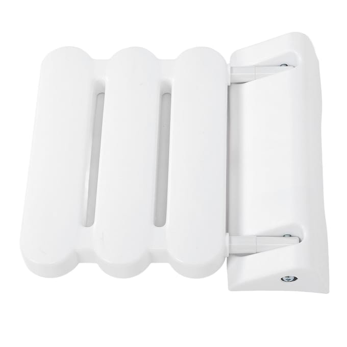 Opvouwbaar Douchezitje Wandmontage voor Ouderen Senioren Gehandicapten Antislip Badkamer Opklapbare Stoel Kruk white