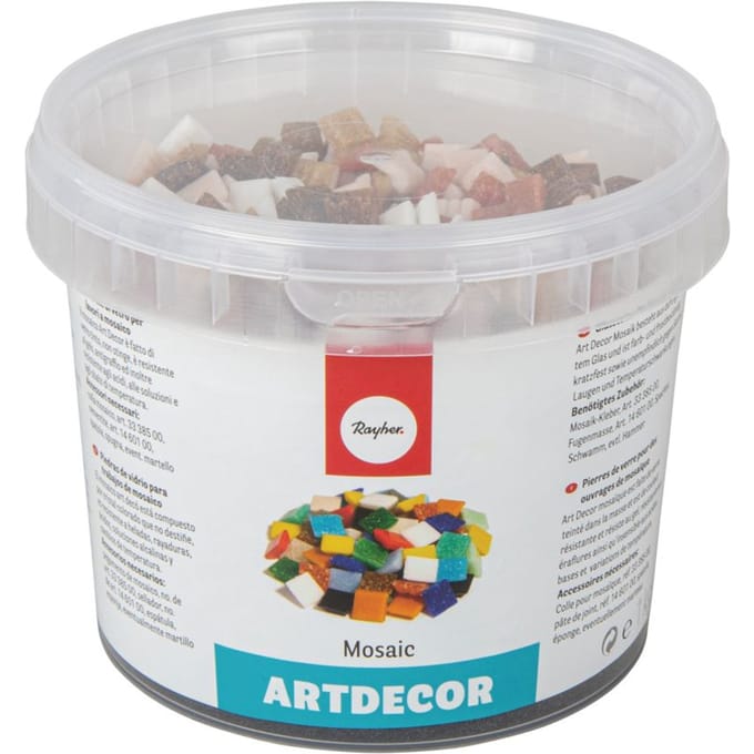 Artdeco glassteen mozaïek mix - Natuurlijke-tinten