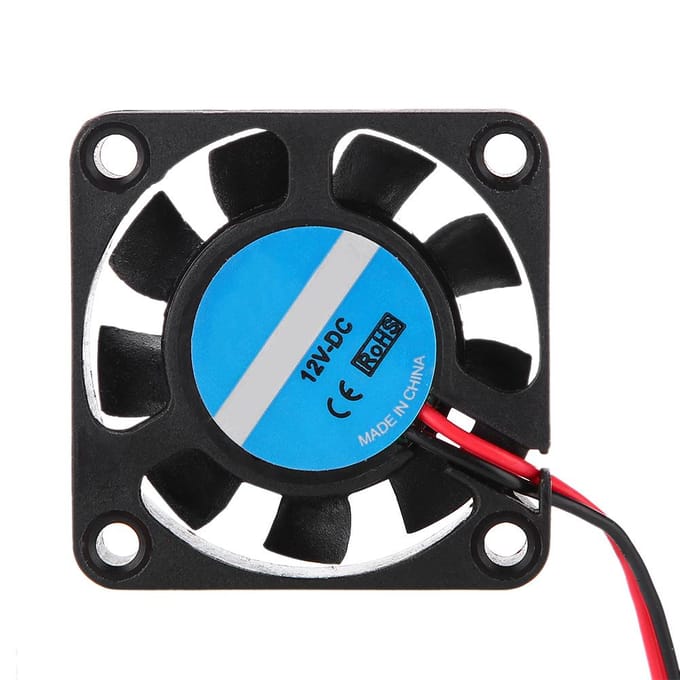 4 stuks 3D-printer montageonderdeel voor Makerbot Hoge snelheid koelventilator 12V 7000RPM 6.7CFM blue
