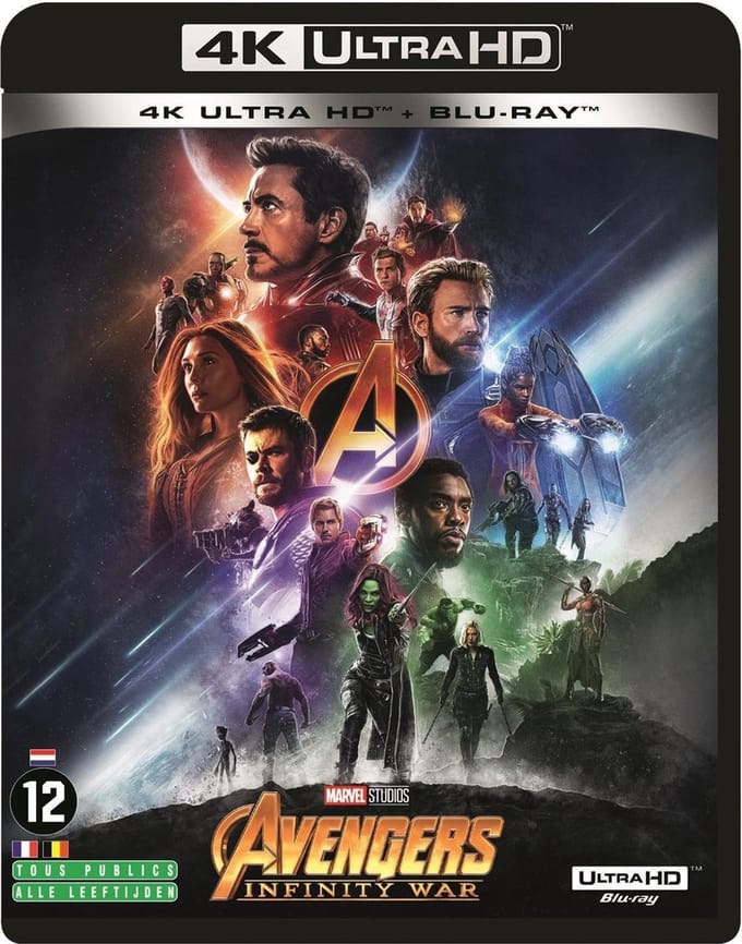 Avengers - Infinity War (4K Ultra HD Blu-ray) (Import geen NL ondertiteling)