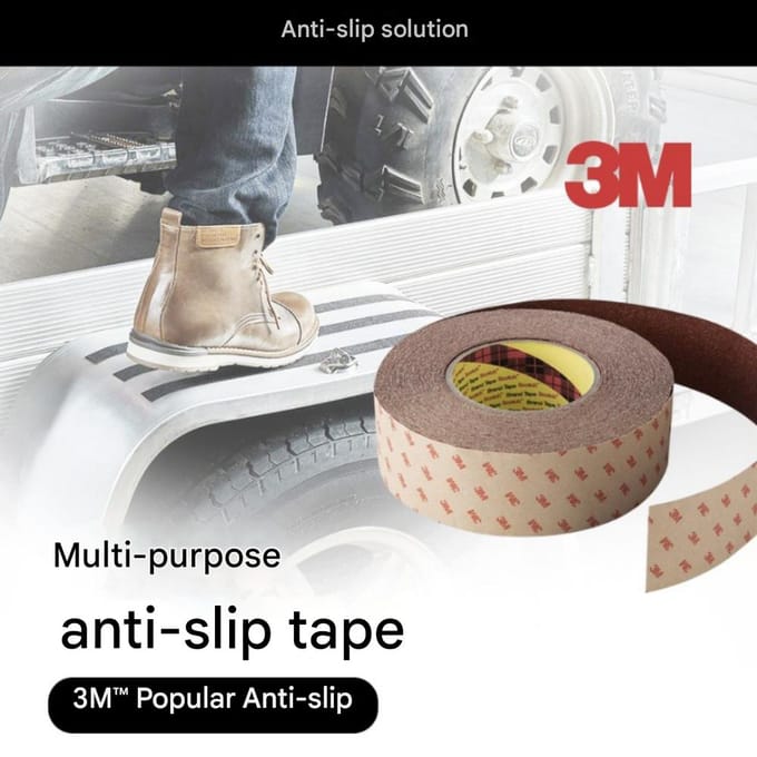 3M Universele Antislip Multifunctionele Antislip Tape Zwart 50 mm x 15 m gray