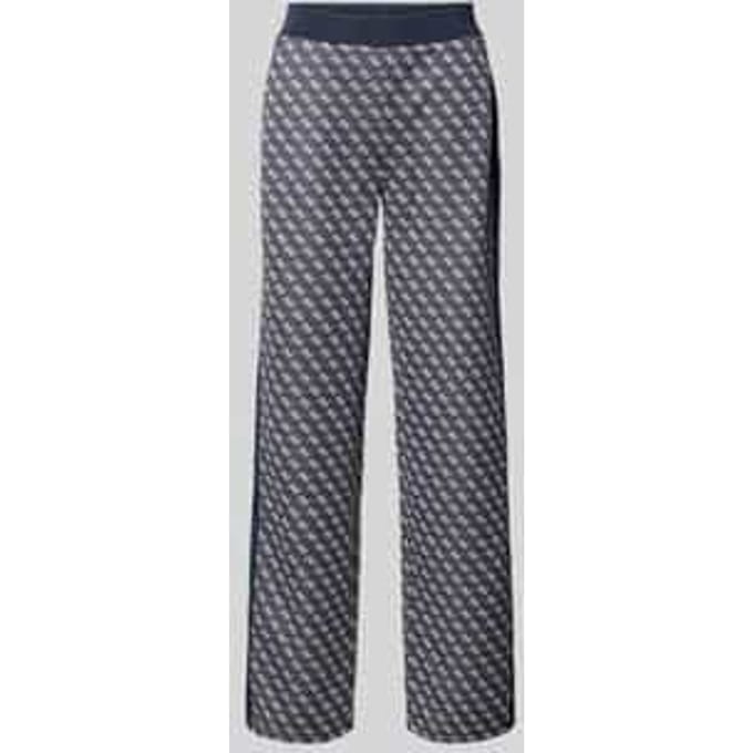 Wide leg sweatpants in all-over look model 'MAYA'