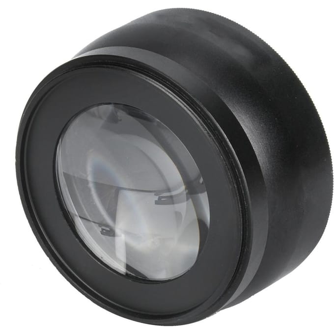 58mm 0.45X Macro Conversie & Groothoeklens voor SLR DSLR Camera Zwart gray