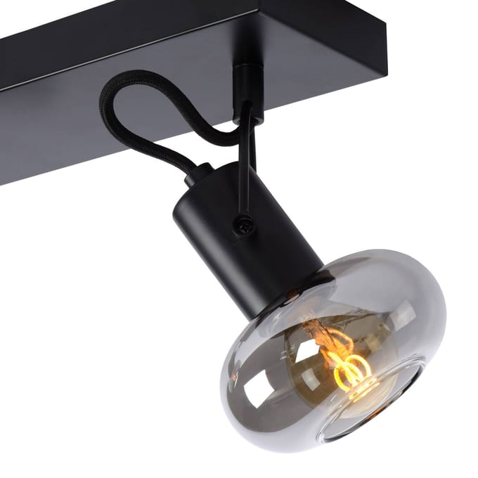 Lucide MADEE - Plafondspot (Plafondlamp) - 2xE14 - Zwart