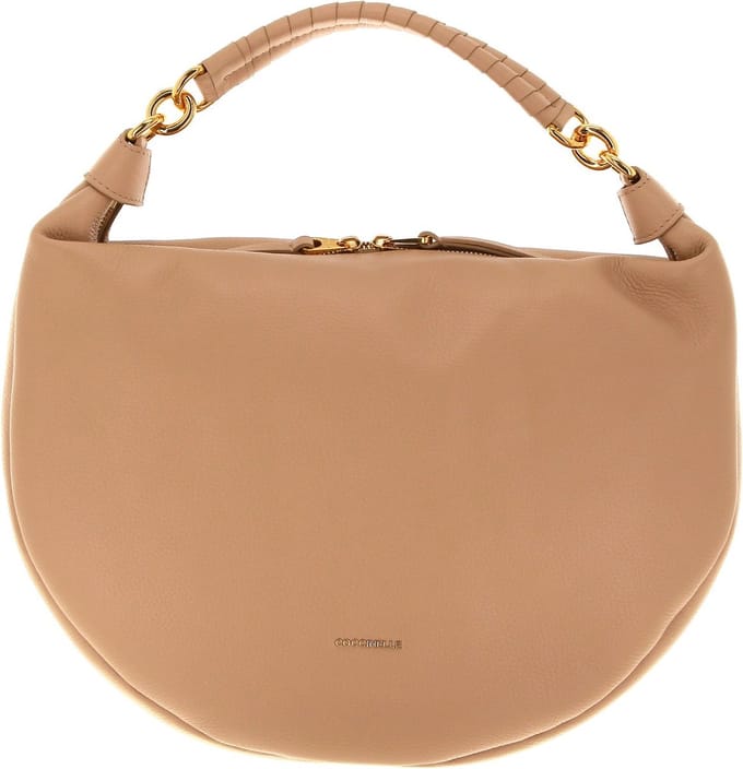 COCCINELLE Leren Handtas Lea Shoulder Bag Toasted Beige