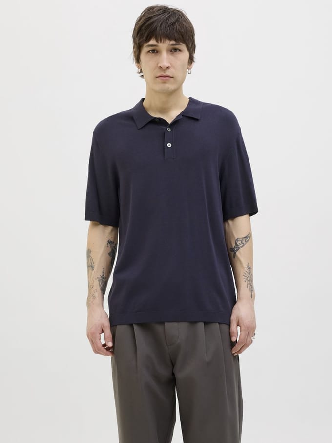 JACK&JONES - JPRCCWILLIAM KNIT POLO SS - Heren - Polo's