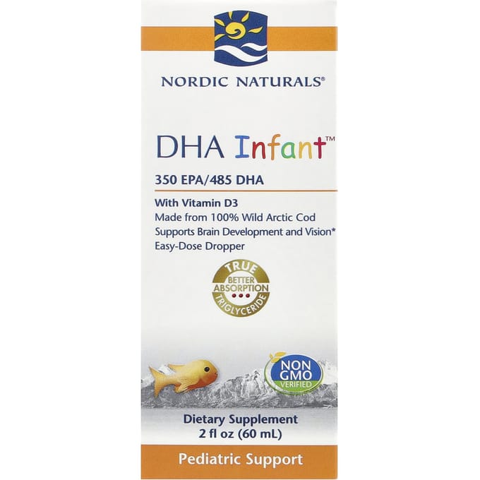 Nordic Naturals, DHA Infant™, avec vitamine D3, 2 fl oz (60 ml)