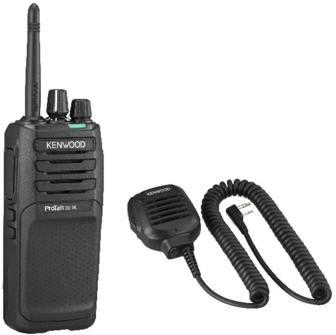 TK-3701DE ProTalk® portofoon met KMC-45 Speakermicrofoon - spreeksleutel - PMR446