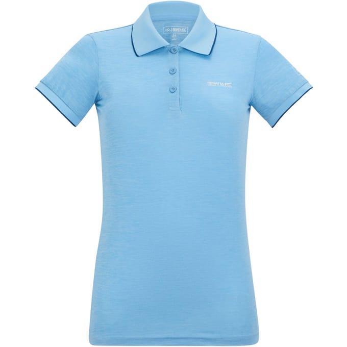 Regatta Dames/dames Remex II Polo Hals T-Shirt (Gewassen Denim)