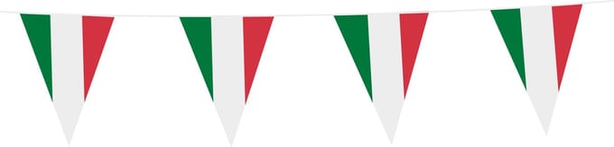 Vlaggenlijn Italië 10 meter