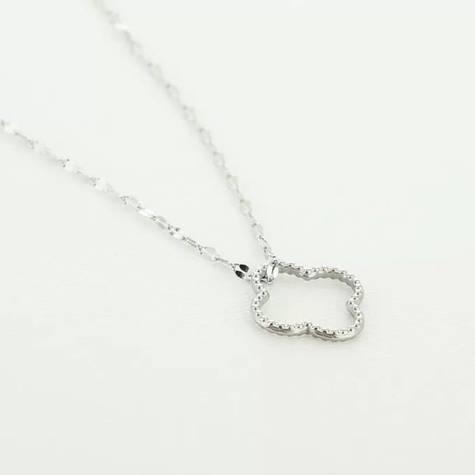 Ketting Sjoukje - Michelle Bijoux - Ketting - 40 + 5 cm - Stainless Steel - Zilver