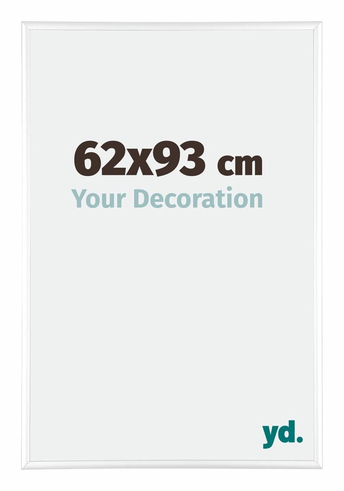 Your Decoration - Fotolijst 62x93 cm - Aluminium - Wit Hoogglans - Kent