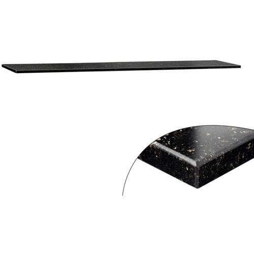 GGM Gastro Granitarbeitsplatte - 1800x700mm - Star Galaxy