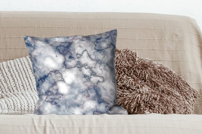 Sierkussens - Kussentjes Woonkamer - 50x50 cm - Marmer - Stenen - Agaat