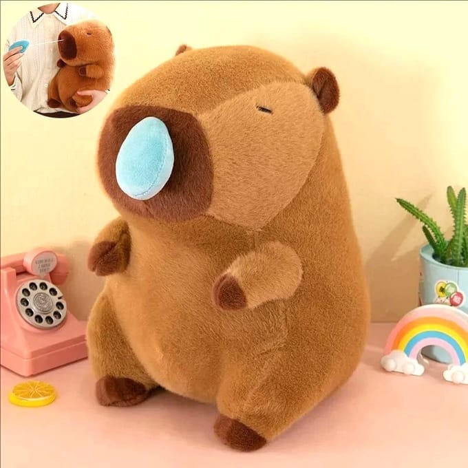 Klikkopers® - Capybara Knuffel - Capibara Knuffel - Kawaii Knuffel - Capibara Pluche - 24 cm