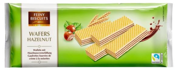 Feiny Biscuits Gaufrettes aux Noix 250 g