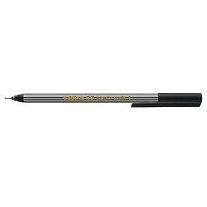 Edding 55 finepen/fineliner, ca. 0.3mm, zwart