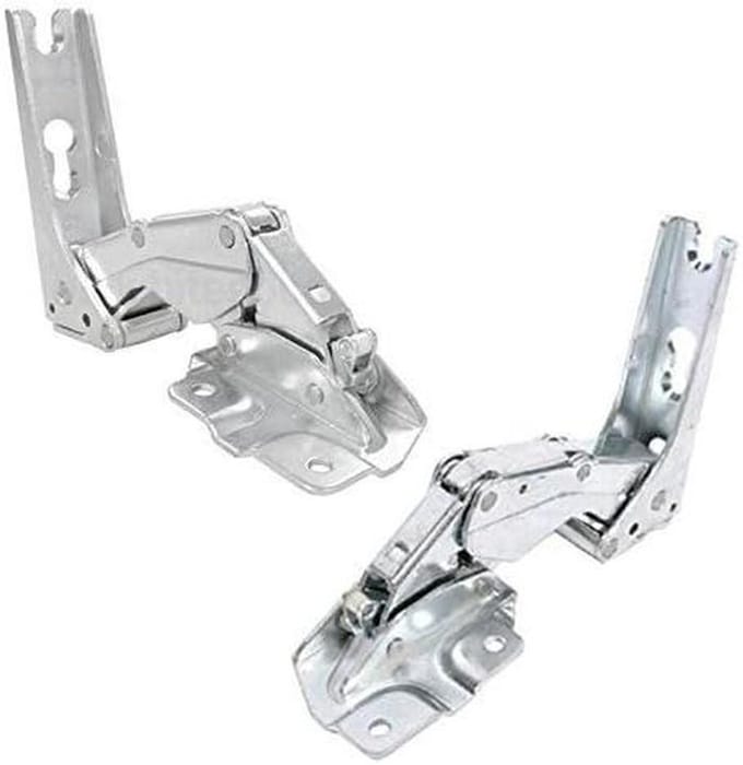 Koelkast Deur Hinge Set - Scharnier Deur Koel Vrieskast - Deur Reparatie - Geïntegreerd Scharnier - Standaard Maat - Wit