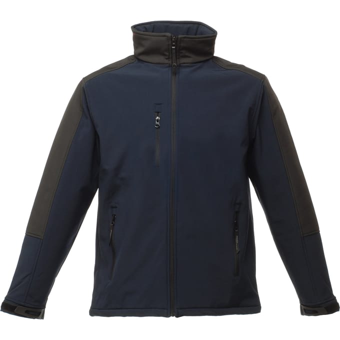 Regatta Heren Hydroforce 3-laags Softshell-jasje (windbestendig, waterafstotend en ademend) (Marine / Zwart)