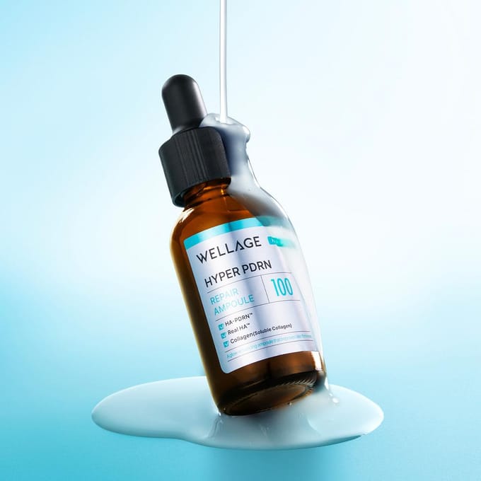[WELLAGE] Hyper PDRN Herstel Ampul 30ml white