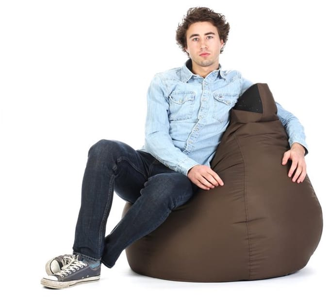 Zitzak The Dropseat Brown 100x70x80  Sit On It ....and Joy !!