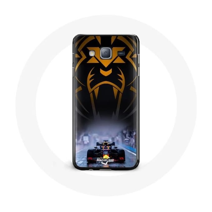 Coque pour Samsung Galaxy A3 Formule 1 Sebastian Vettel Pilote automobile F1 Noir