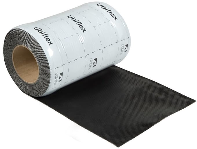 Ubiflex Finio loodvervanger 250 mm breed zwart – rol 5 meter
