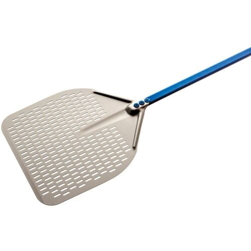 GGM Gastro Pizzaschaufel - AZZURRA - Aluminium - 450mm - perforiert Zilver