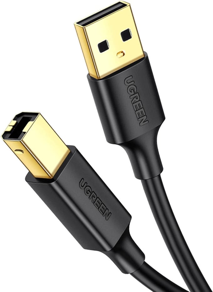 Ugreen - kabel - voor printer USB-A - USB-B 480Mb/s 5m zwart - (US135)