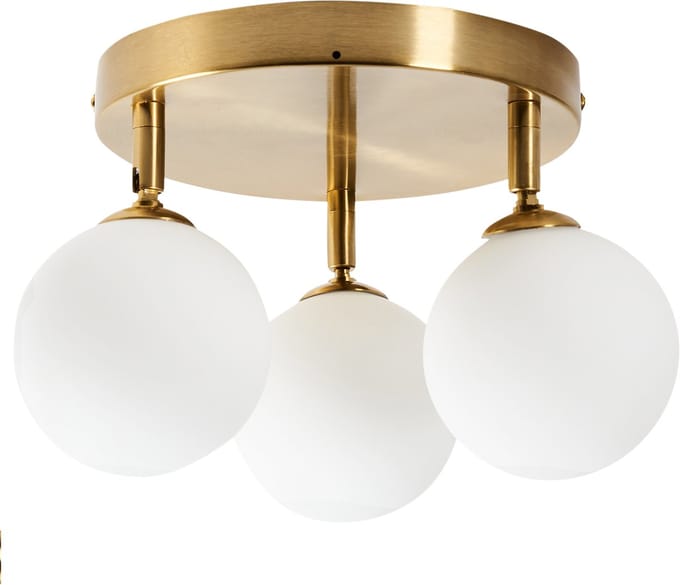 MAVILA - Plafondlamp - Brons - Metaal/Glas