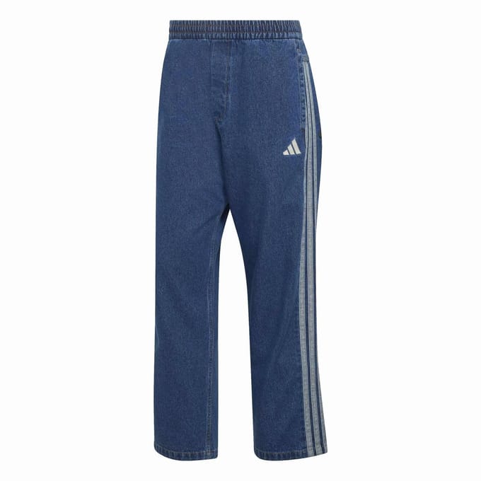 Straight Jeans adidas STADIUM REGULAR FIT DENIM FULL LENGTH OPEN HEM Tracksuit Bottoms