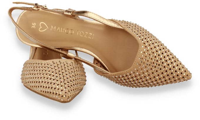 Marco Tozzi Dames Pump | Goud | Maat: 37